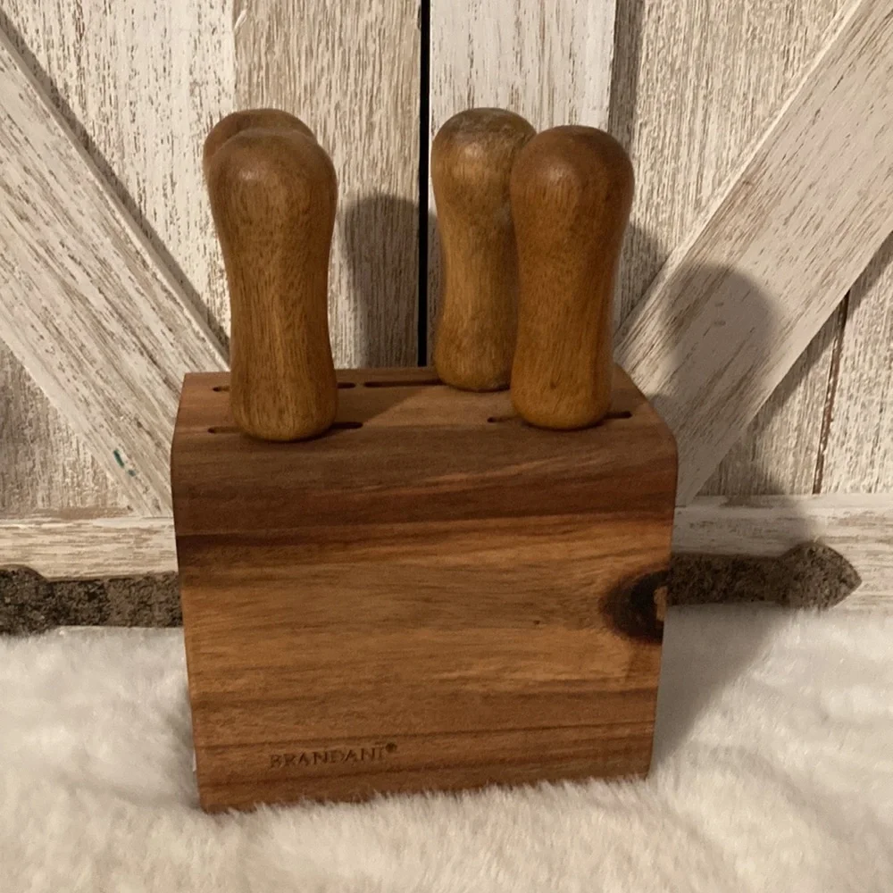 Wooden Cheese Knife Set